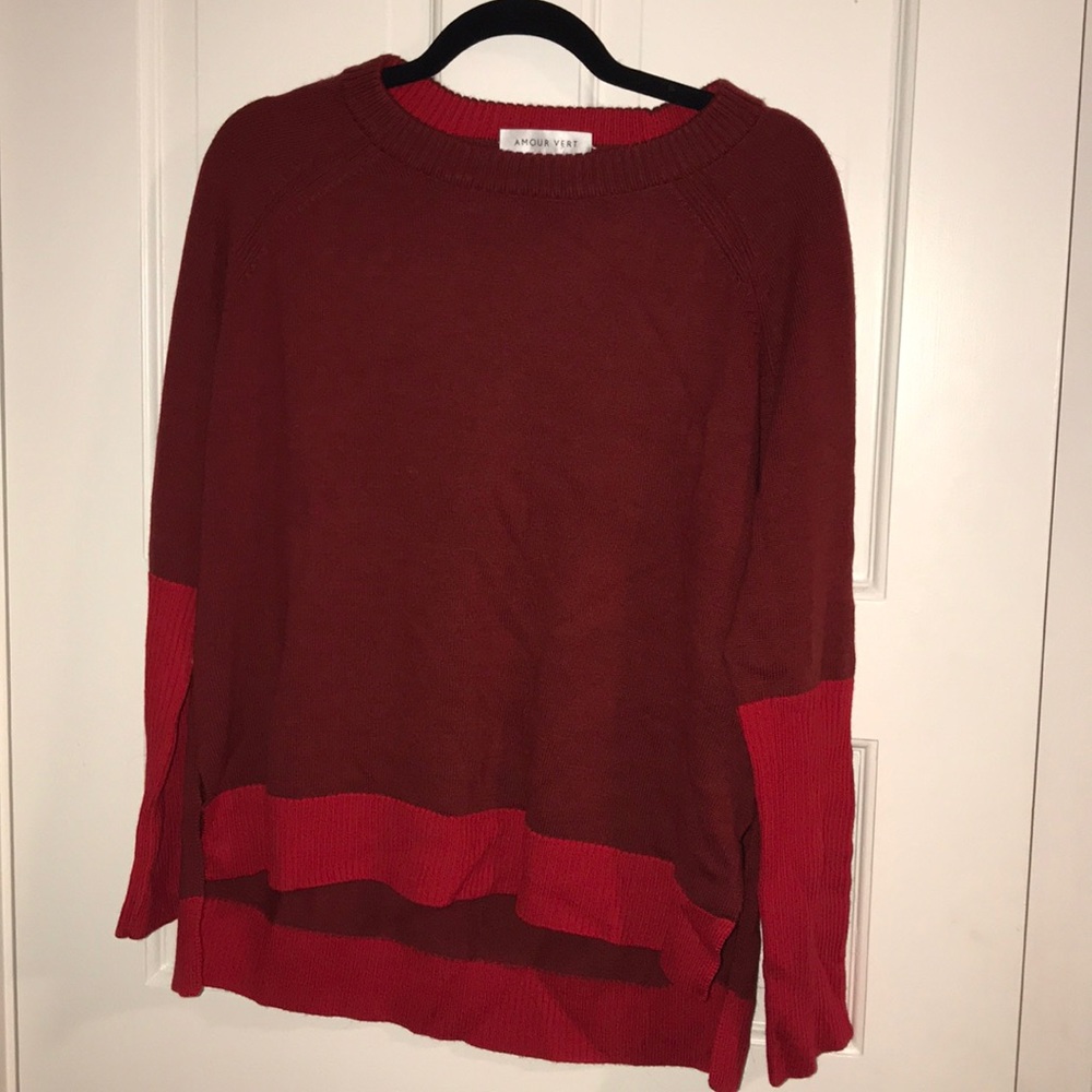 red sweater
